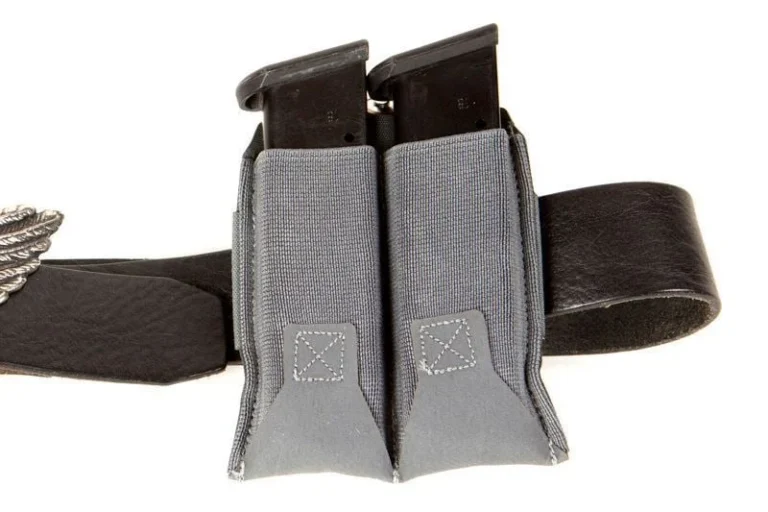 Blue Force Gear-Belt Mounted Ten-Speed® Double Pistol Mag Pouch - Wolf Gray
