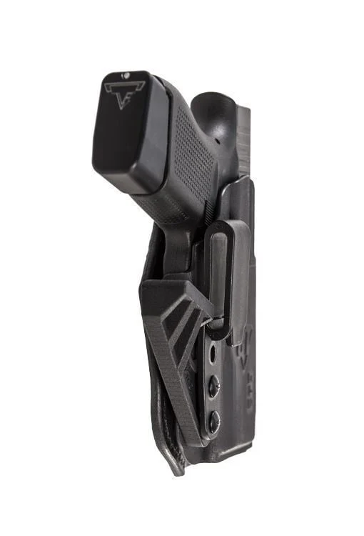 CompTac eV2 Max Hybrid Appendix IWB Holster - Springfield - XD-S 3.3" - RIGHT - Black - Image 3