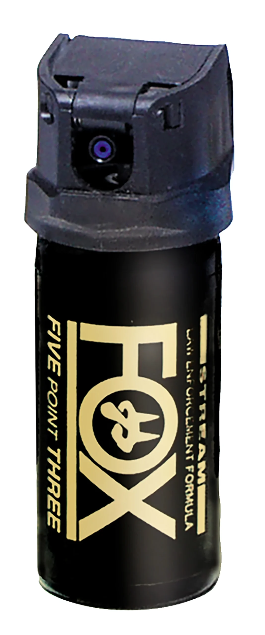 Fox Labs 152FTMDB Legacy Five Point Three 15 1/2 Second Bursts Cone Spray Range 152 ft 1.50 oz Black Spray Features Invisible UV Dye