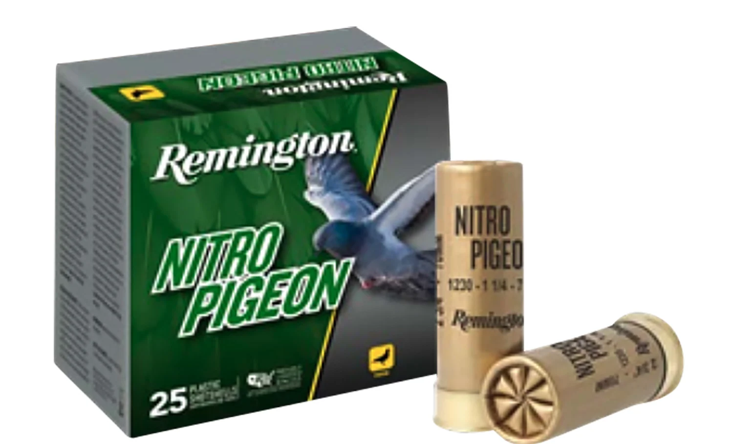 Remington Ammunition R28681 Nitro Pigeon 12Gauge 2.75" 7.5Shot 25 Per Box/10 Case