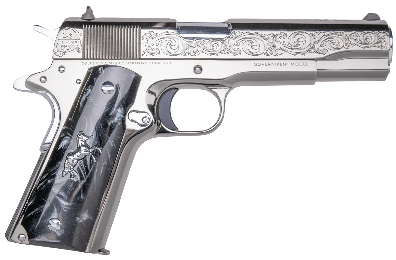 CNC CNCWARHORSE COLT 1911 45 5 HP DLC/SIL BRK