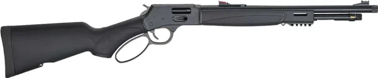 HENRY X MODEL LEVER 357/38 - 17.4" TB BLUED BLACK SYN.