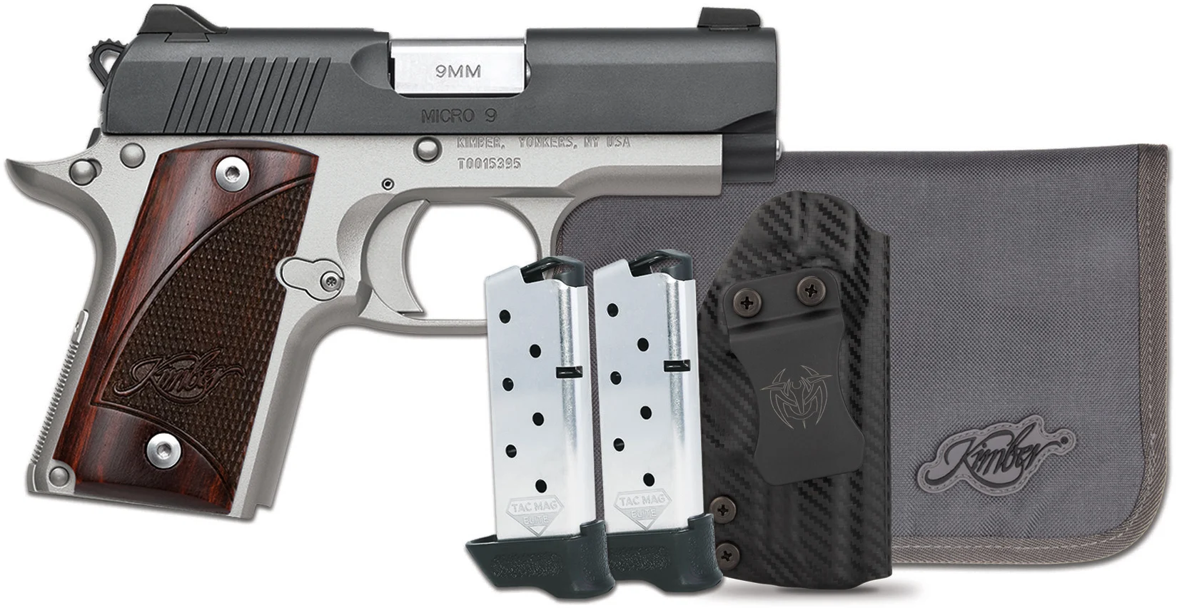 KIMBER MICRO 9 TWO-TONE ROSEWOOD RTC-K 9MM