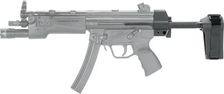 SB TACTICAL BRACE HK PDW BLACK - FITS HK MP5/HK53