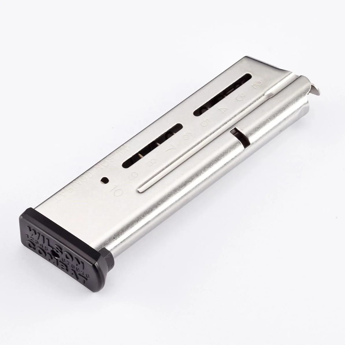 Wilson Combat 1911 Elite Tactical Handgun Magazine .38 Super 10/rd ETM Base Pad Mag